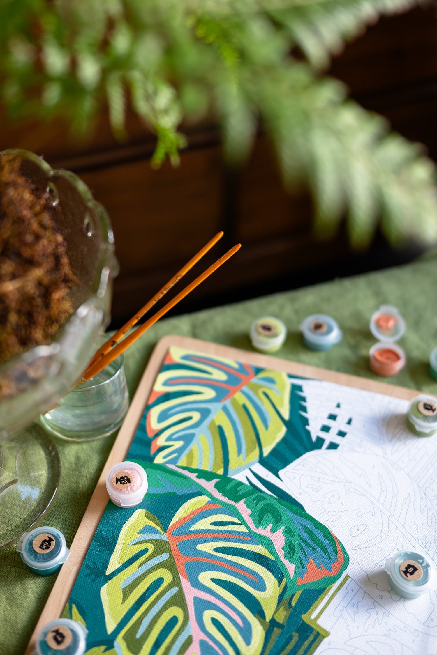 Vintage Verde | 8x10 paint-by-number kit