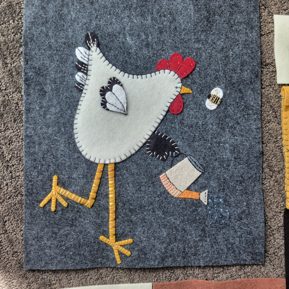 CHICKENS IN THE GARDEN - Printed Patterns