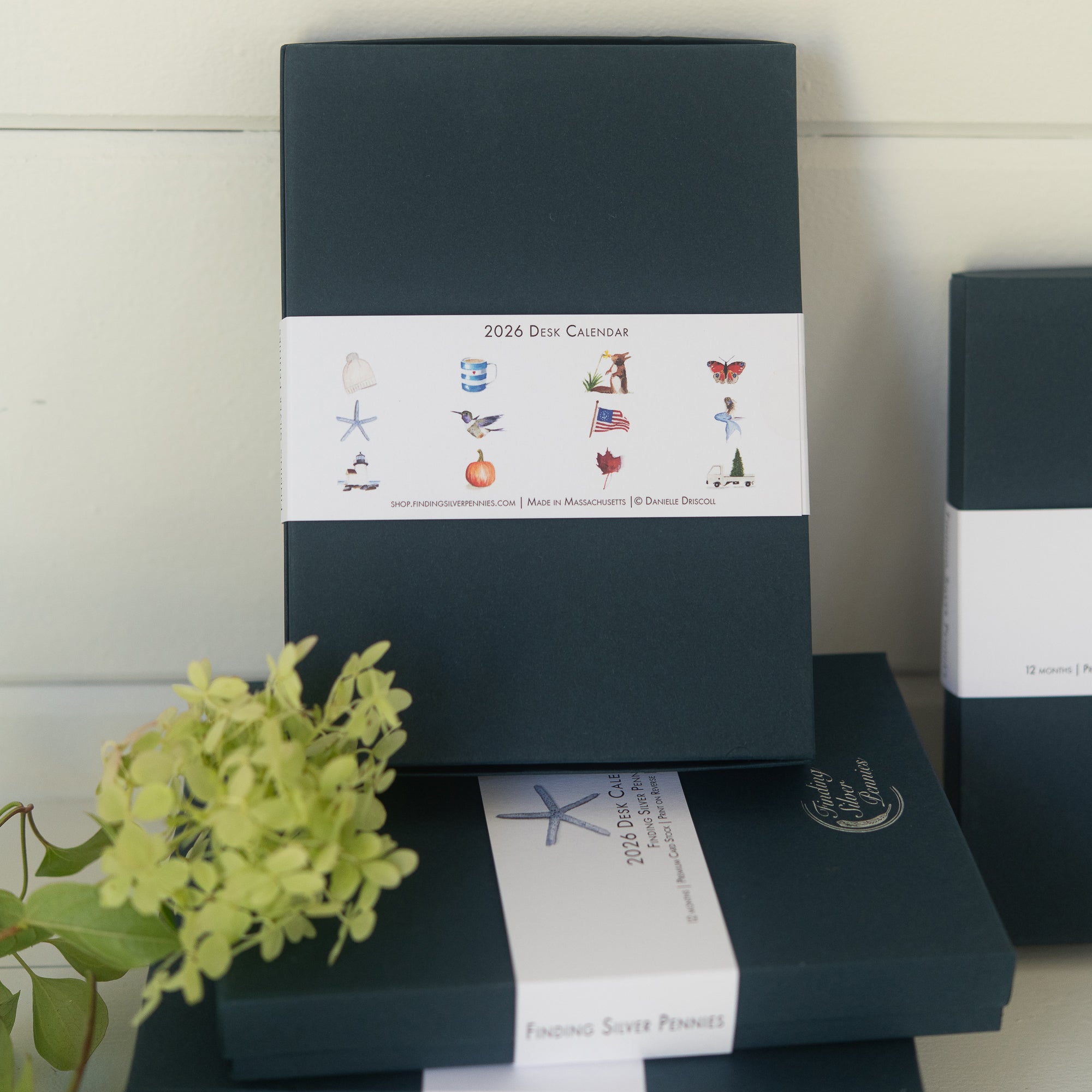 2026 Watercolor Desk Calendar