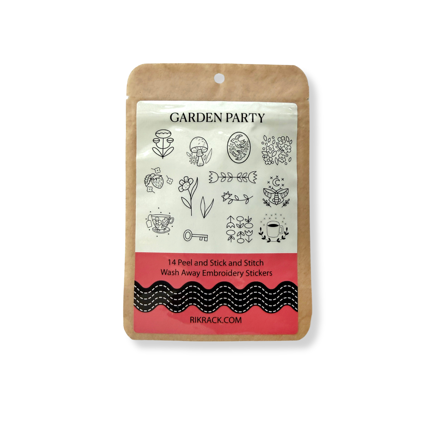 Garden Party Stick and Stitch Patterns