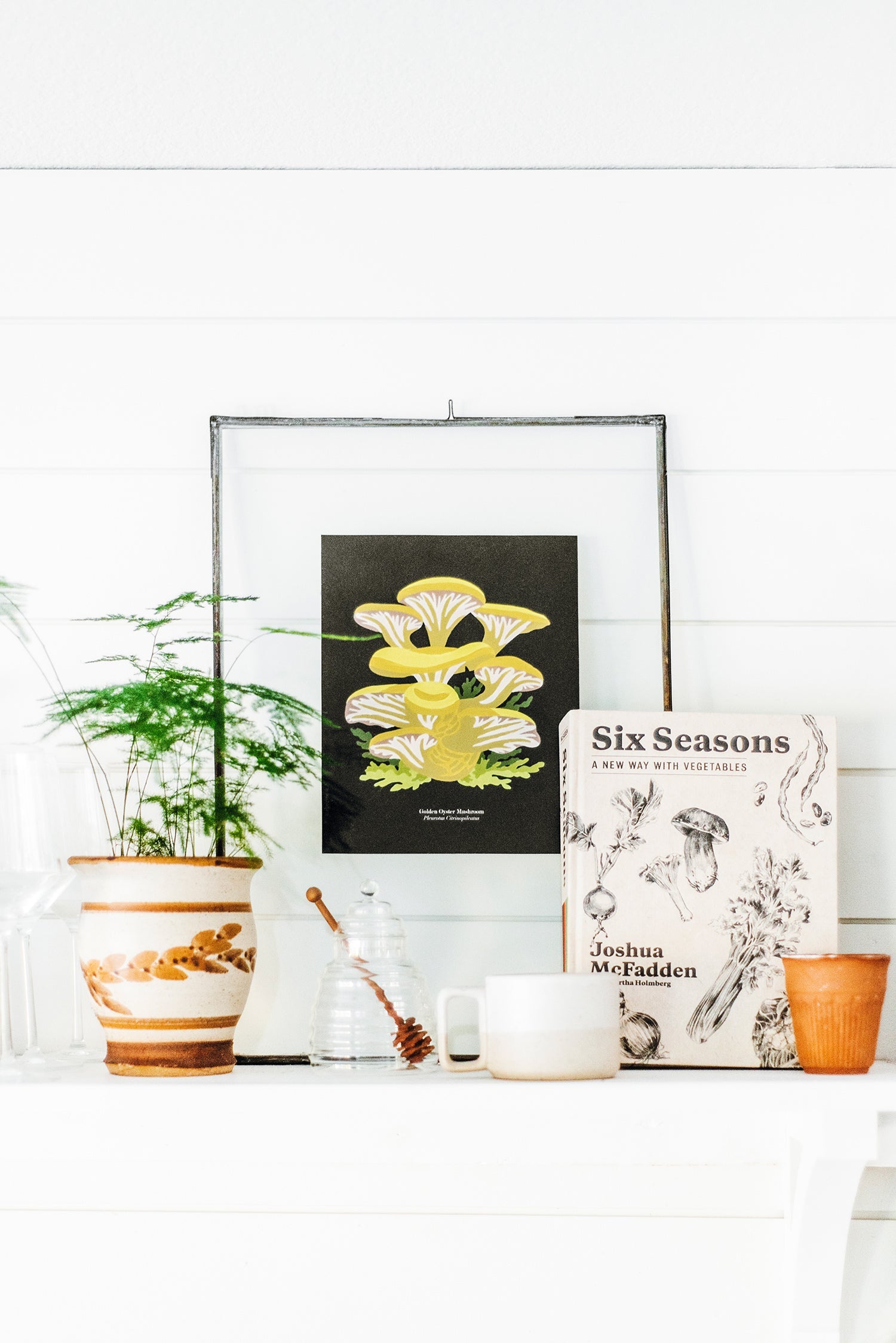 Golden Oyster Mushrooms | 8x10 paint-by-number kit
