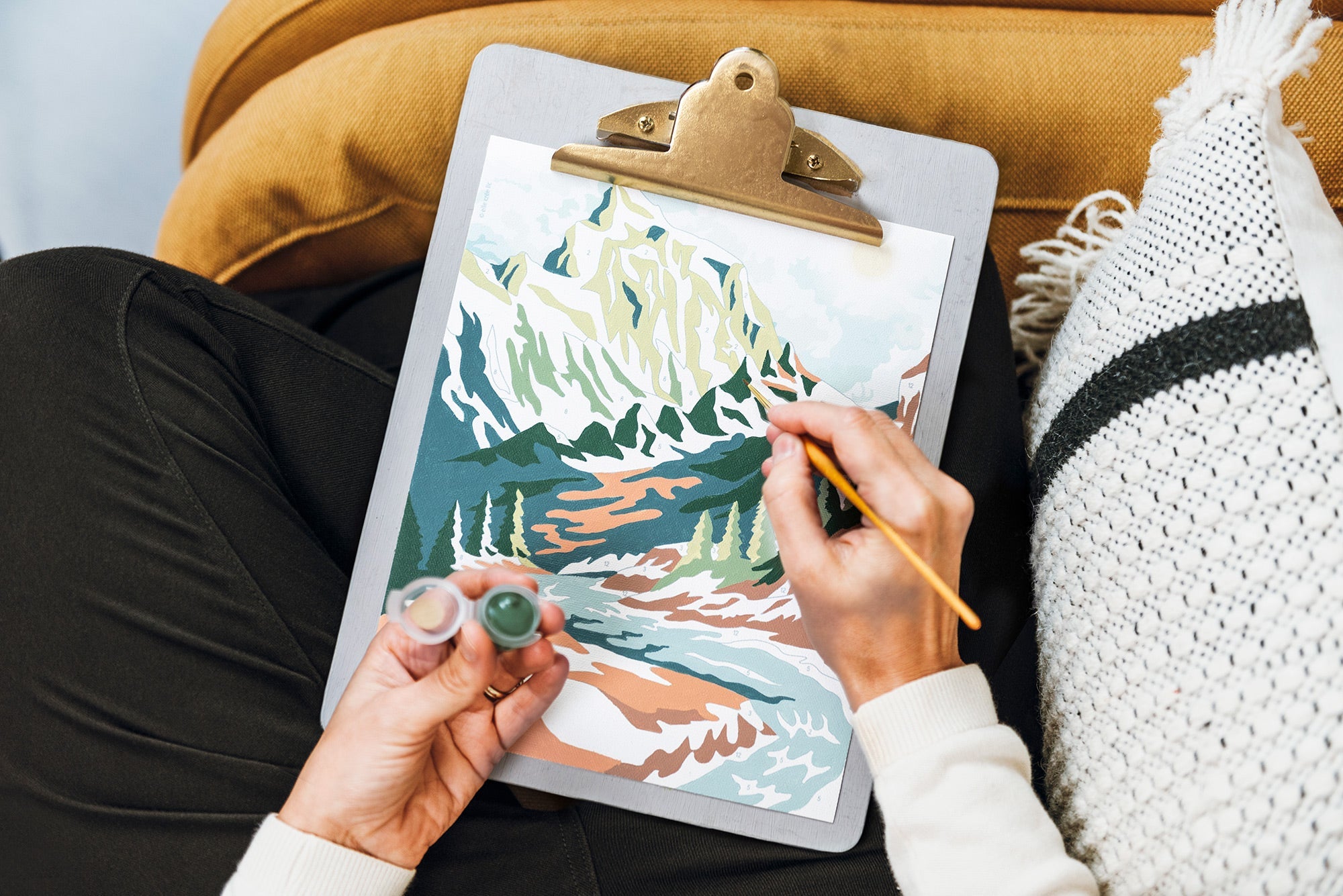 Mountainscape | 8x10 paint-by-number kit