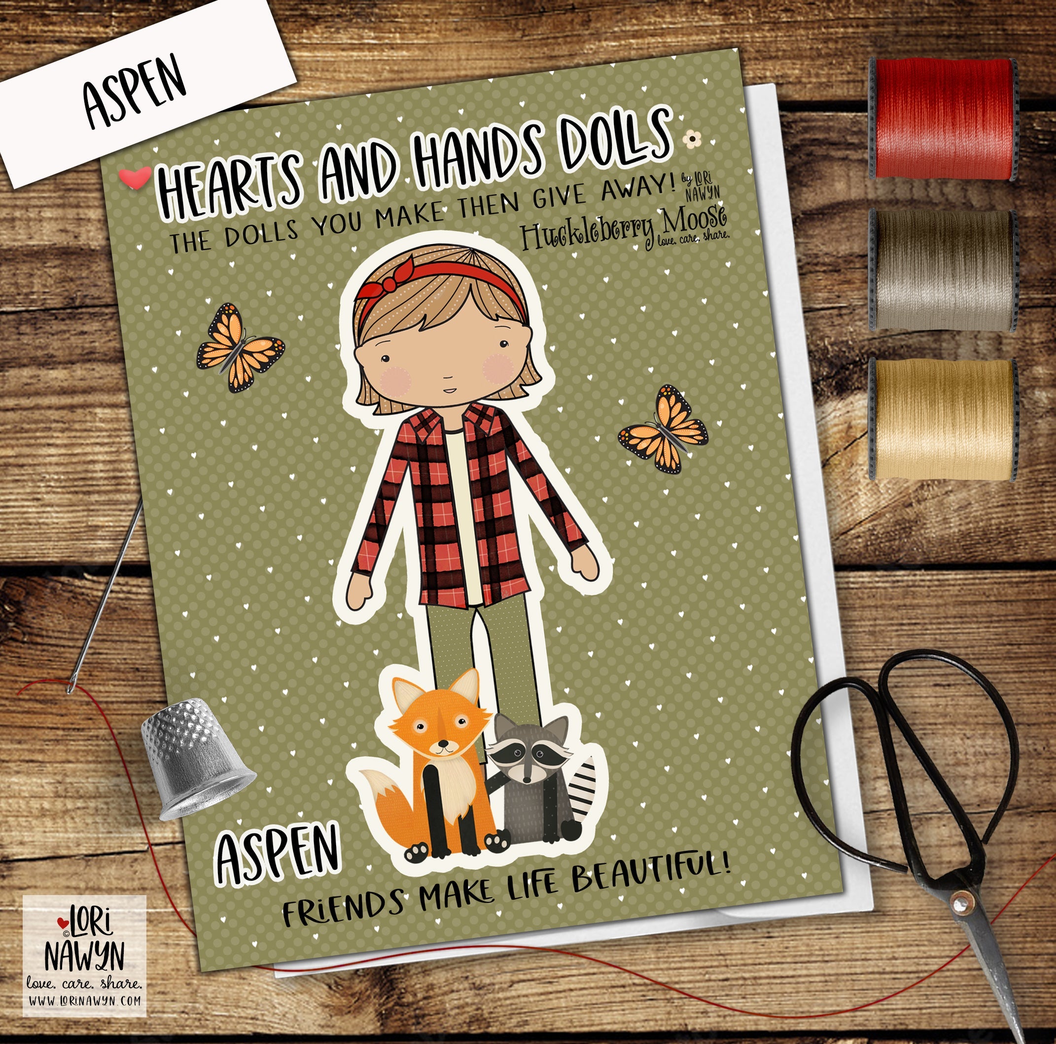 Aspen Stitch and Share Doll Kit