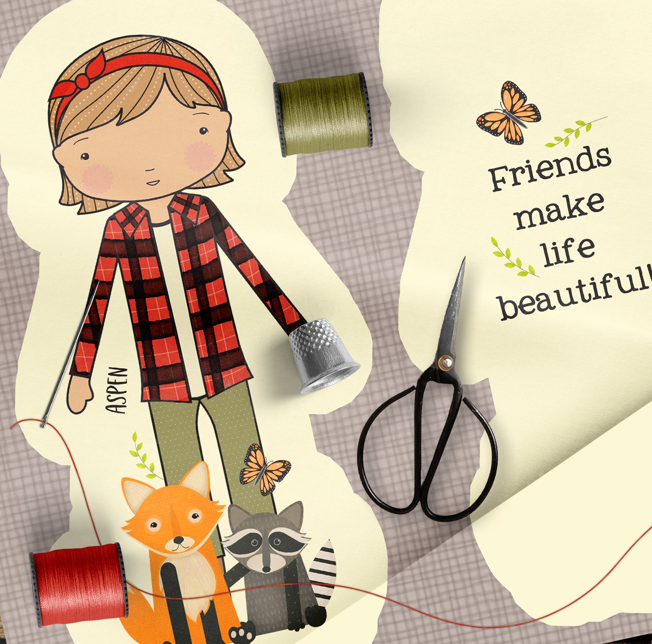 Aspen Stitch and Share Doll Kit