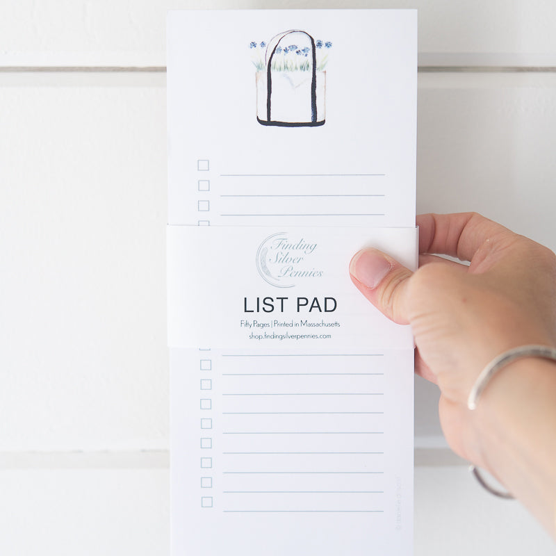 Beach Tote List Pad