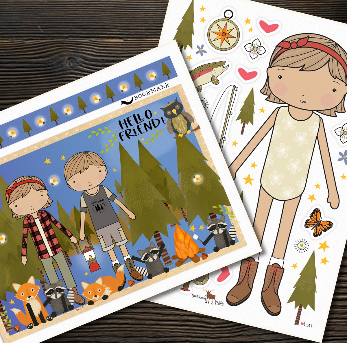Aspen and Everett Go Camping