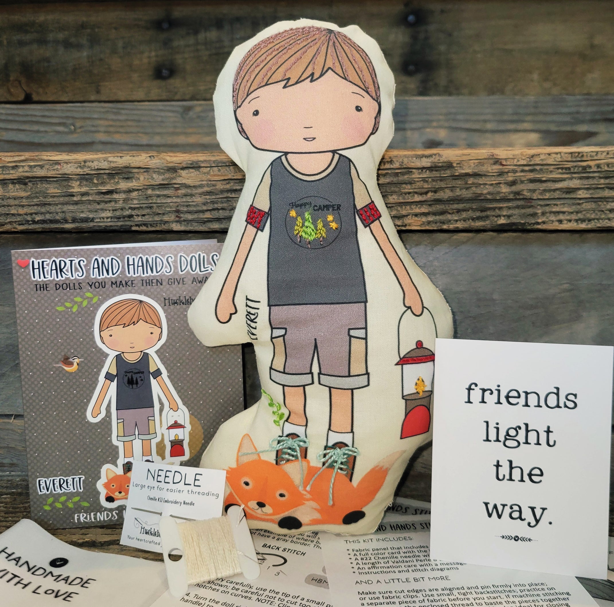 Everett Stitch and Share Doll Kit