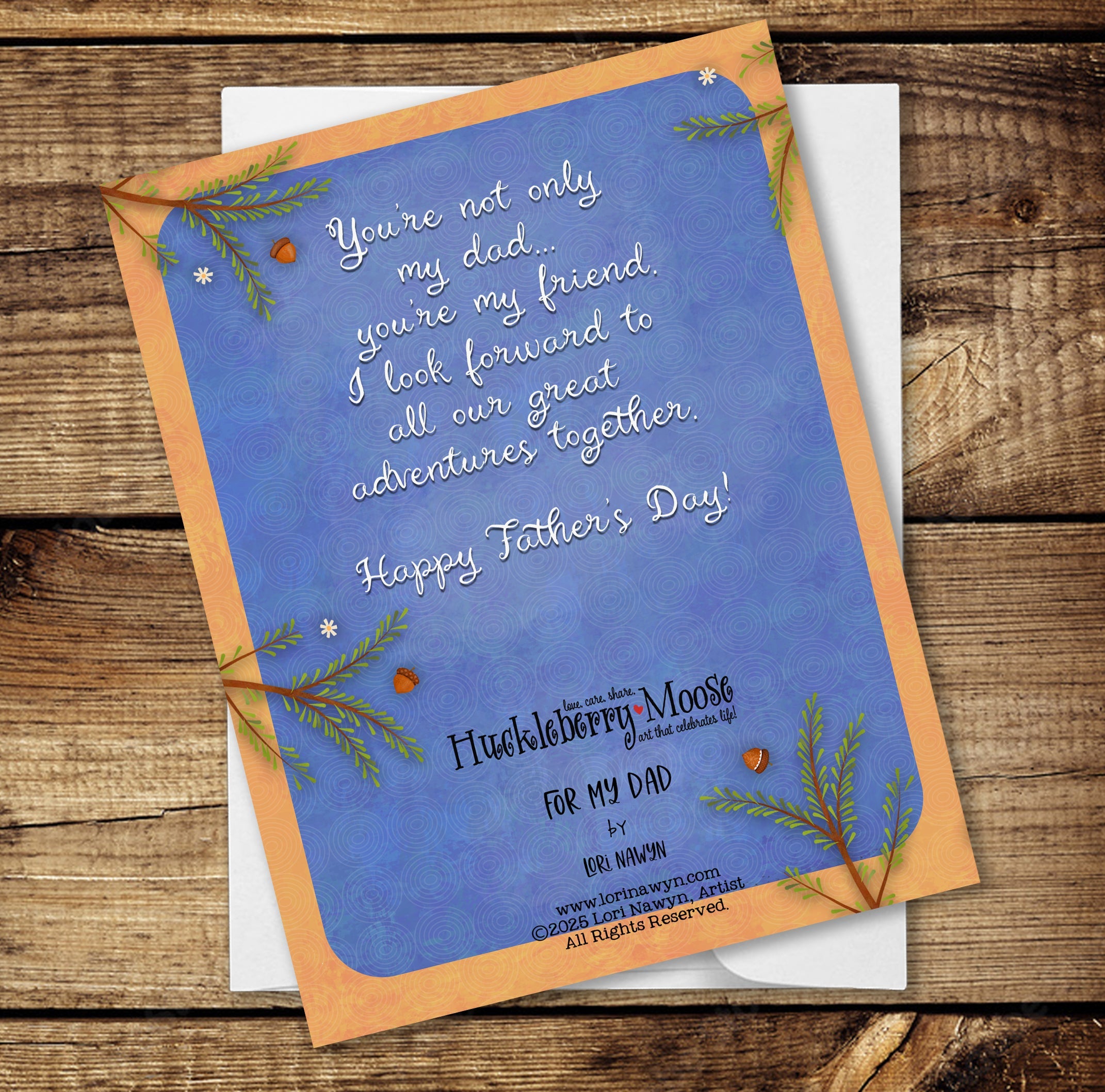 For My Dad Father's Day Card