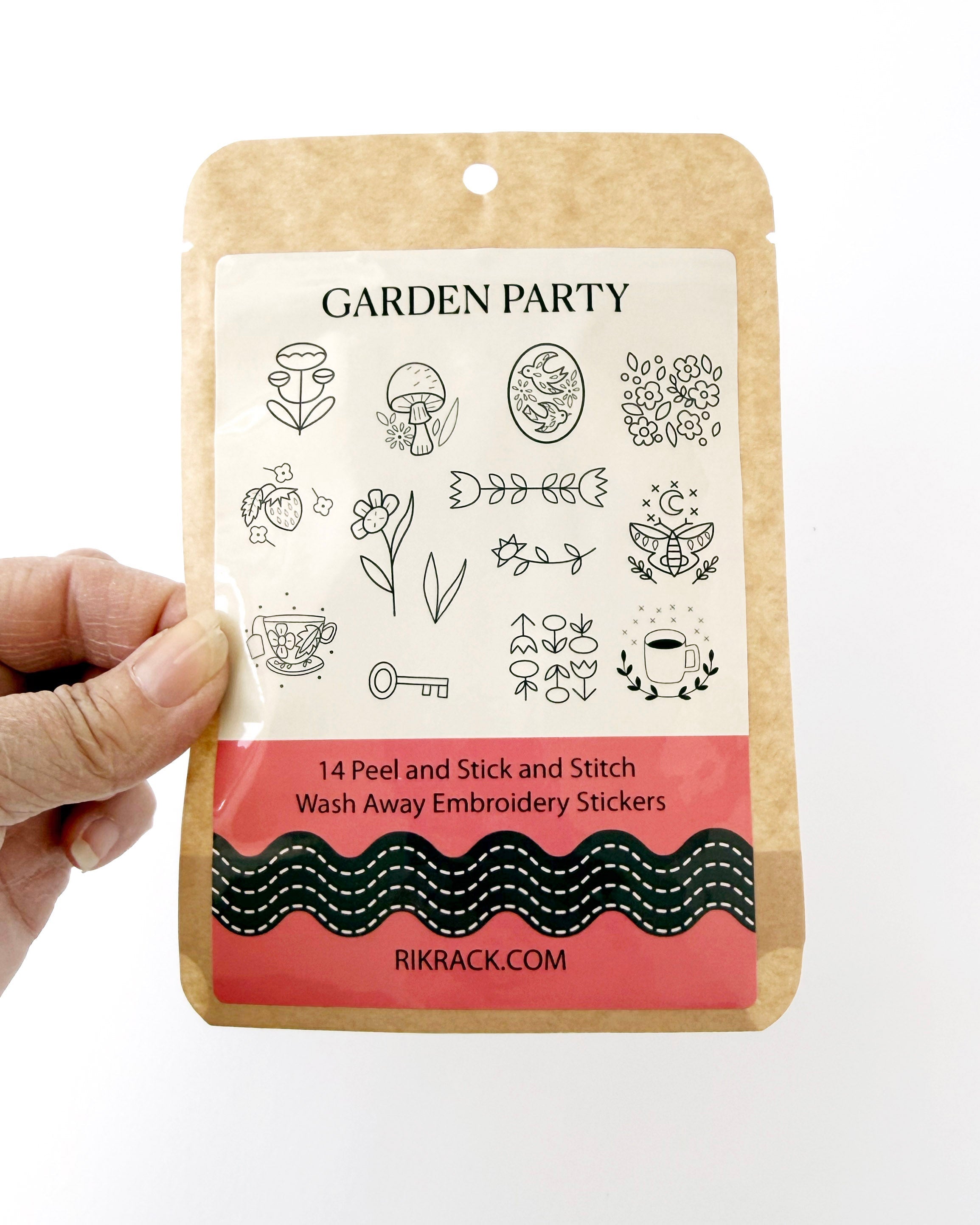 Garden Party Stick and Stitch Patterns