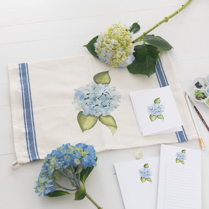 Hydrangea Tea Towel