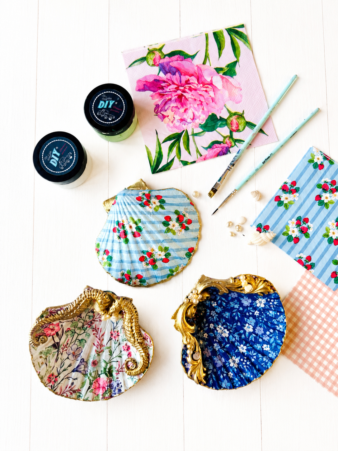 Seashell Decoupage Kit