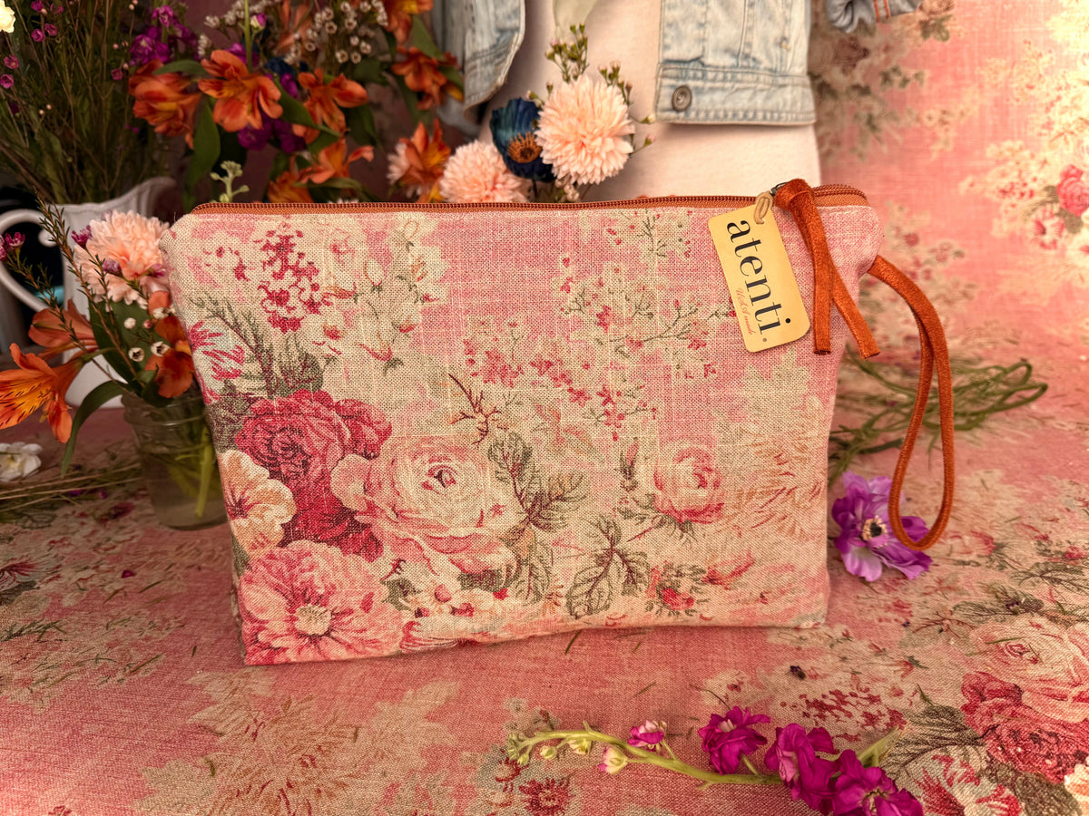 Rosewood Grand Zipper Pouch