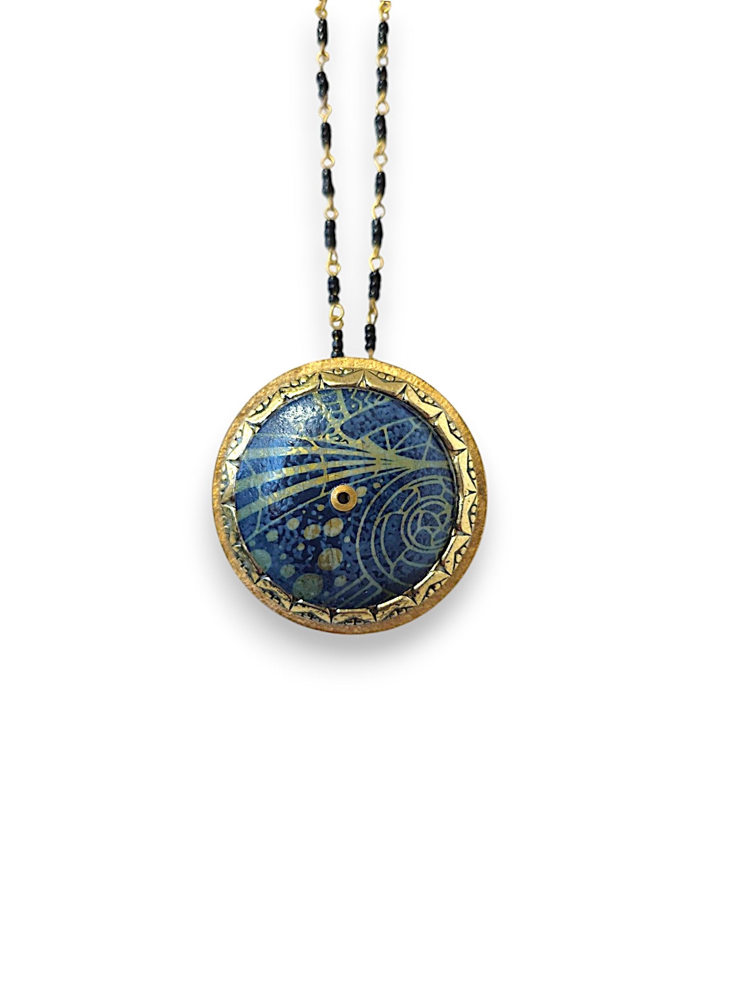 Blue LUXE Single Necklace