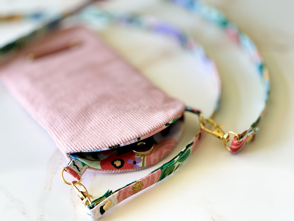 Woodrose Corduroy Phone Sling | The Corduroy Collection