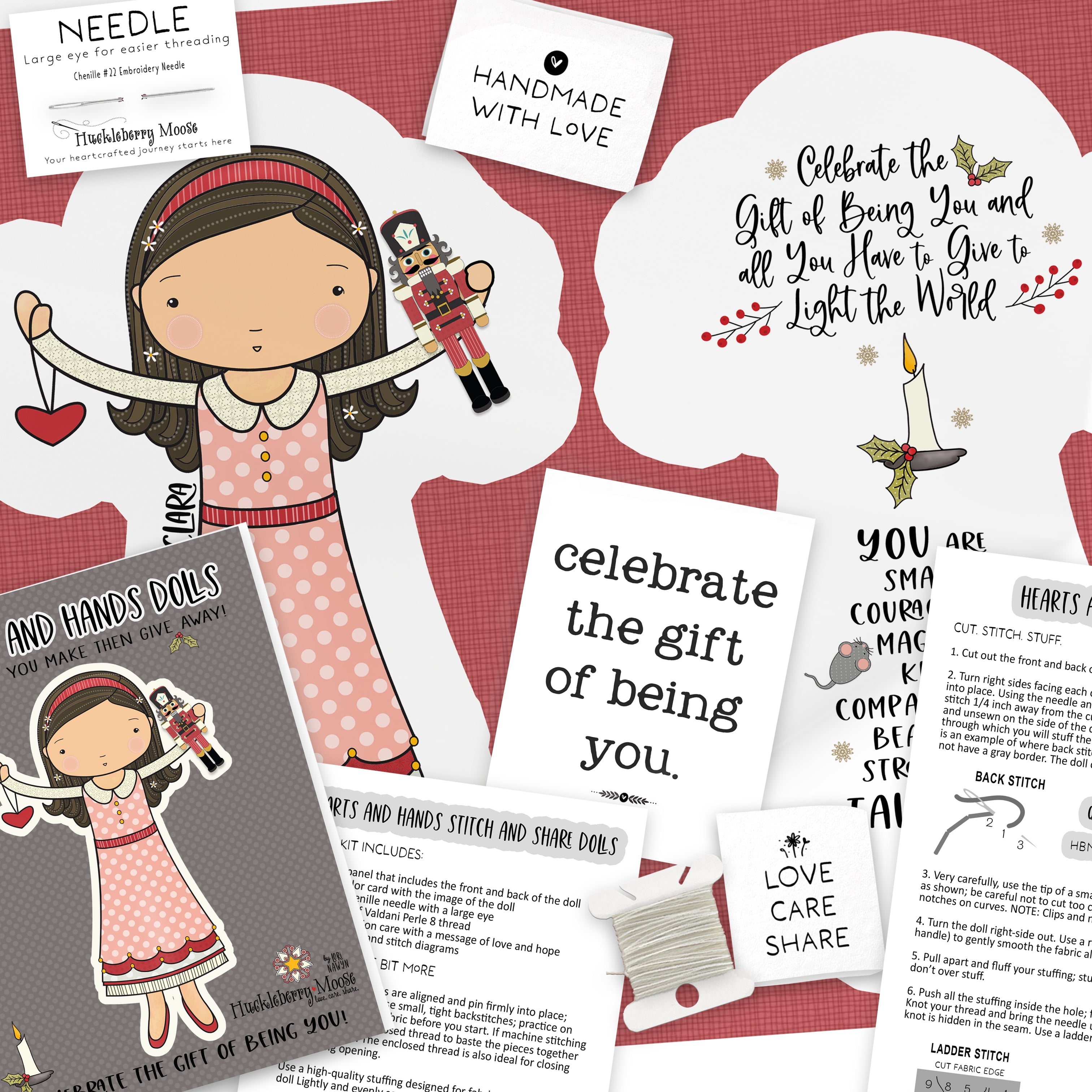 Clara Stitch and Share Doll Kit