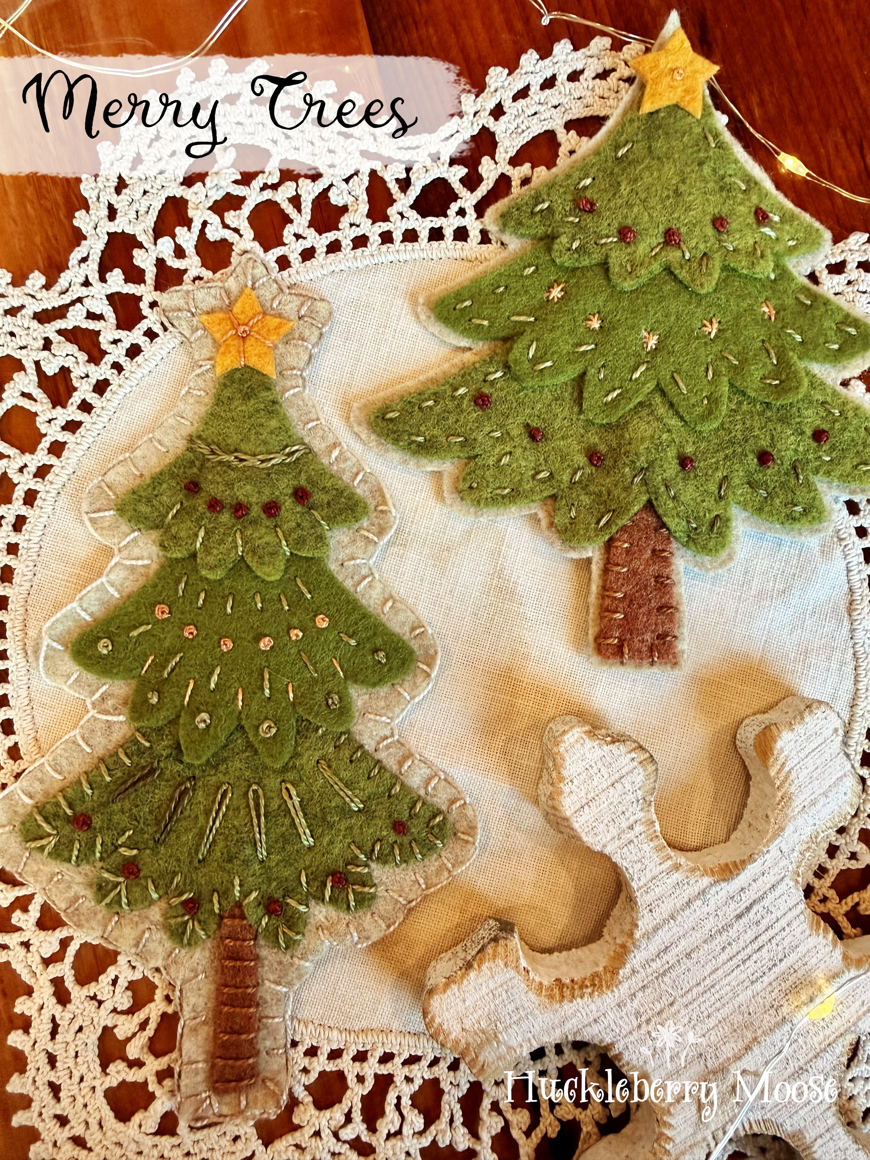 MERRY TREES - Pattern or Kit