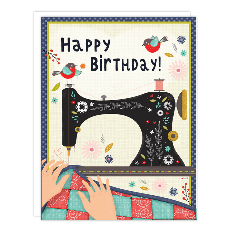 Sew Much Love Birthday Card