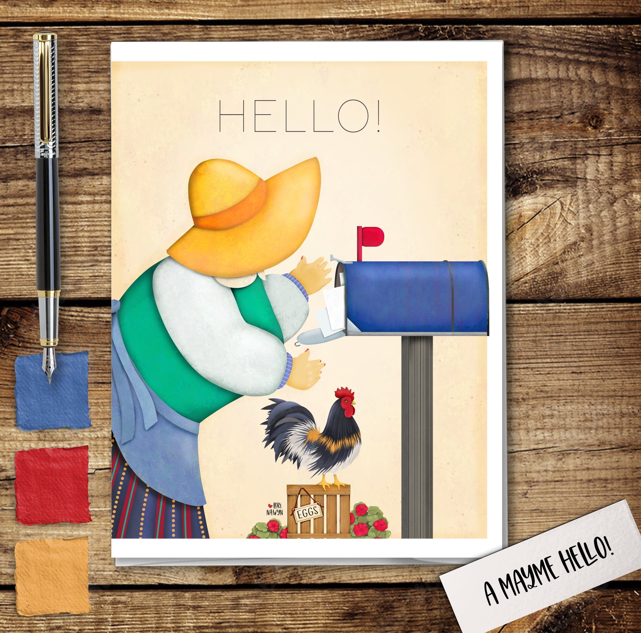 A Very Mayme Hello card