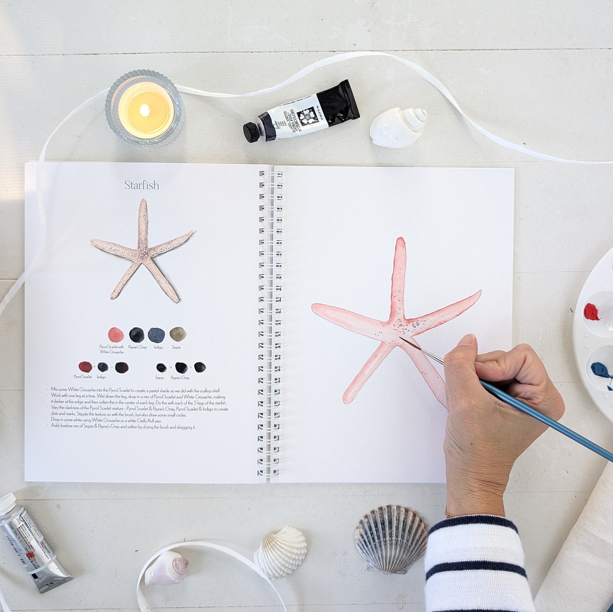 Coastal Watercolor Workbook