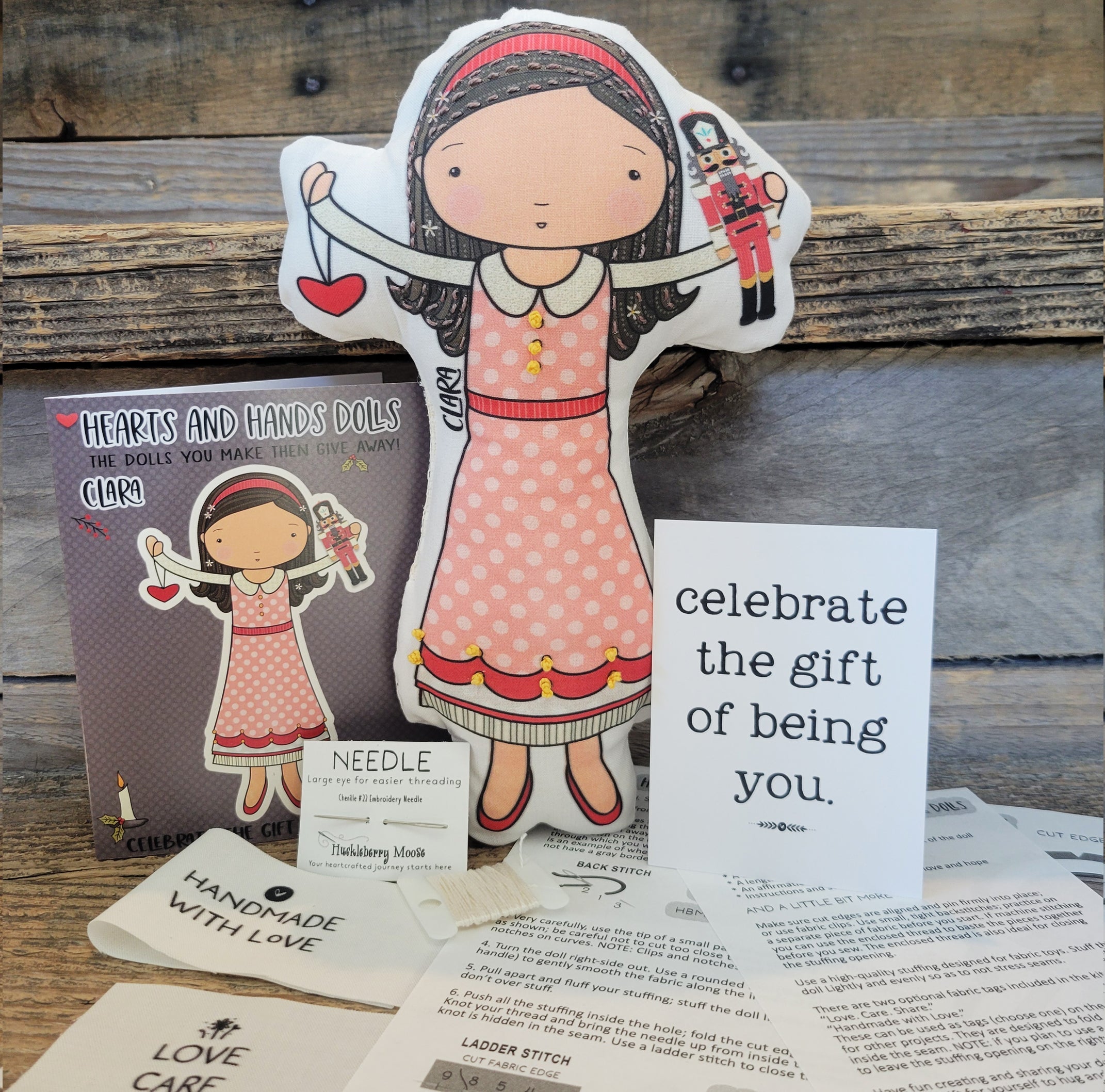 Clara Stitch and Share Doll Kit
