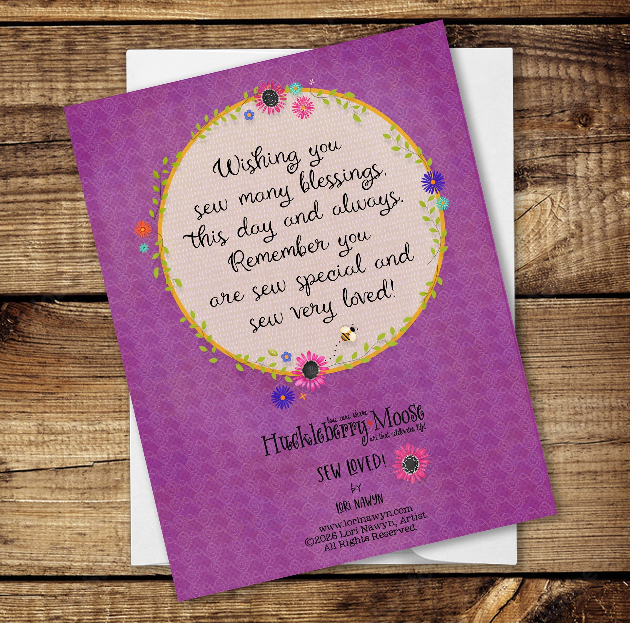 Sew Much Love Birthday Card