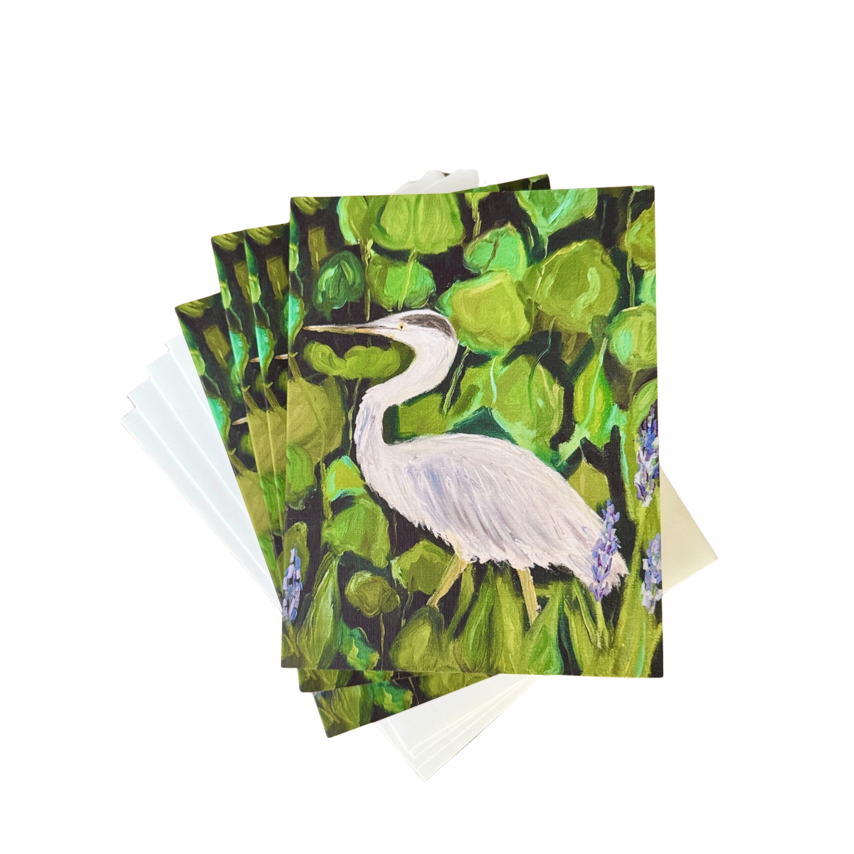 Blue Heron in Marsh Note Card Set