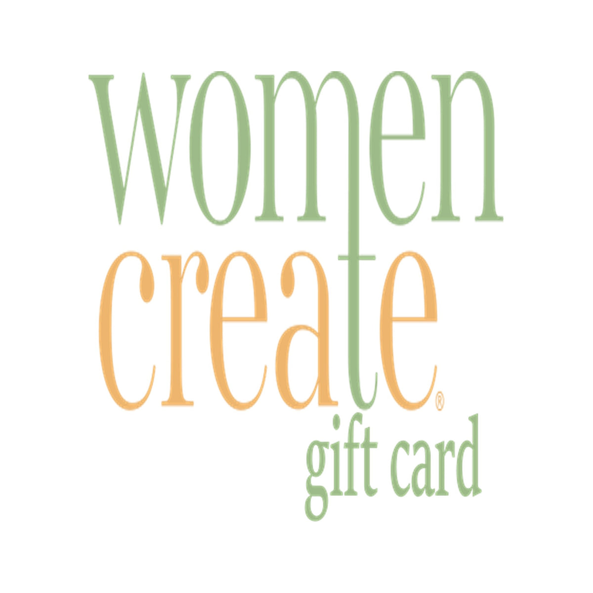 Women Create Gift Card