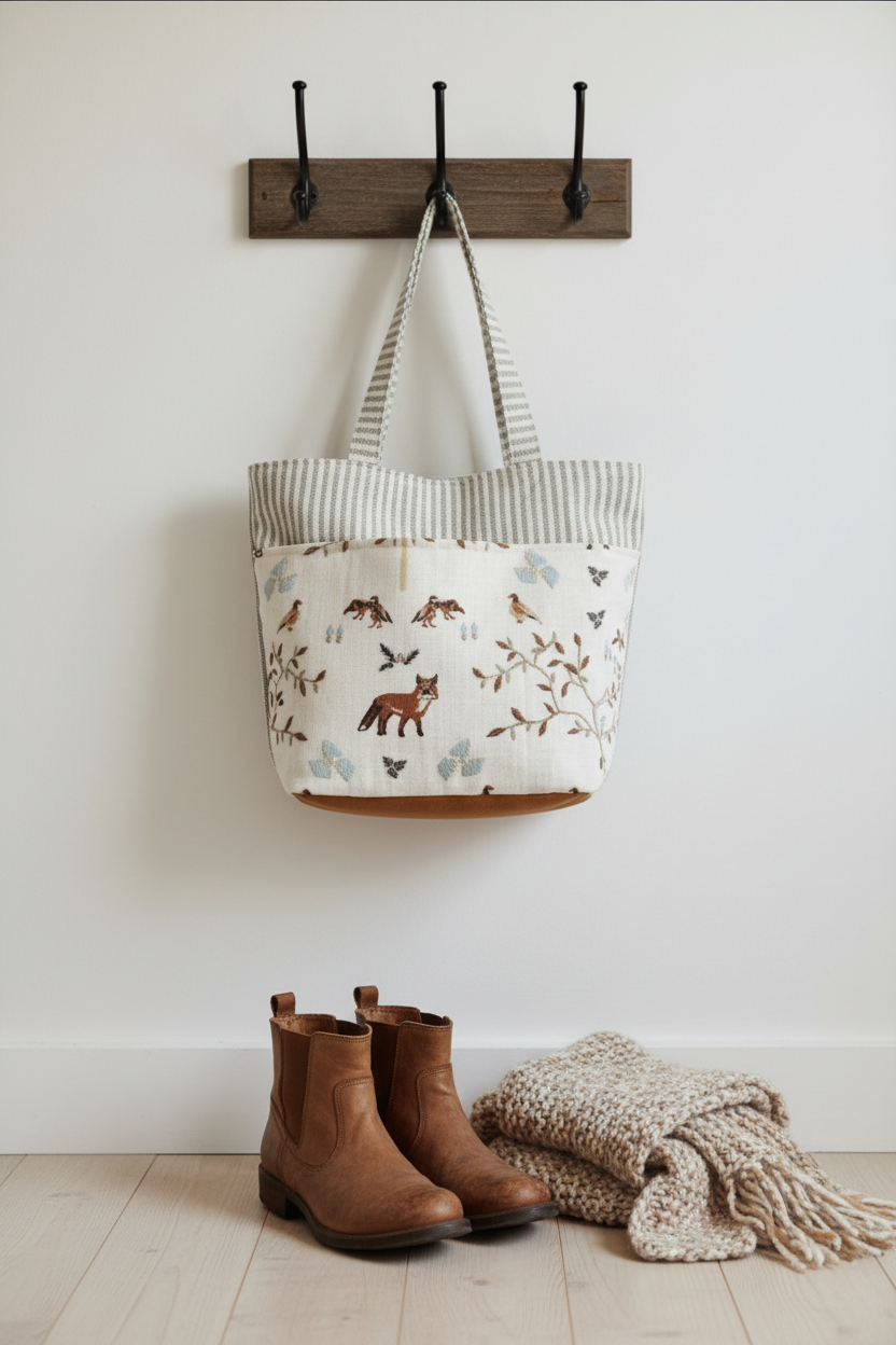 Foxy Project Tote - Needle Arts/Craft Carryall
