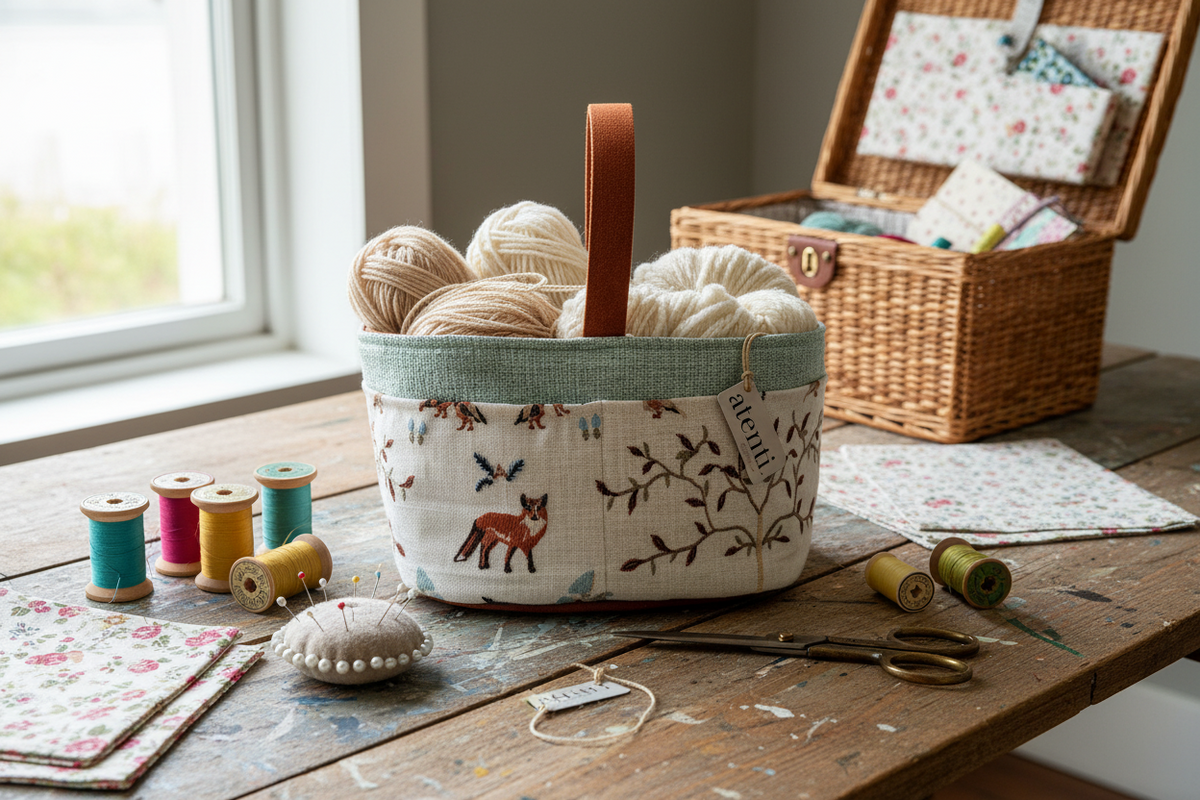 Foxy Caddy Organizer – Handmade Yarn & Notions
