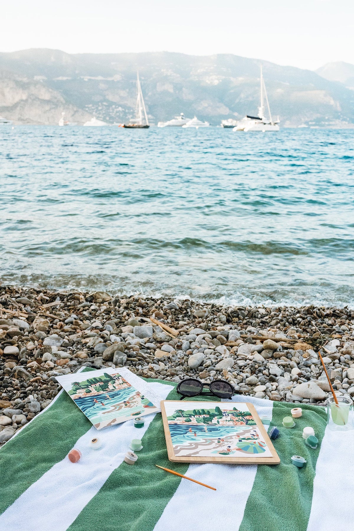 Riviera Romp | 8x10 paint-by-number kit