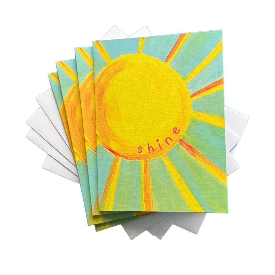 Sun "Shine" Note Card Set