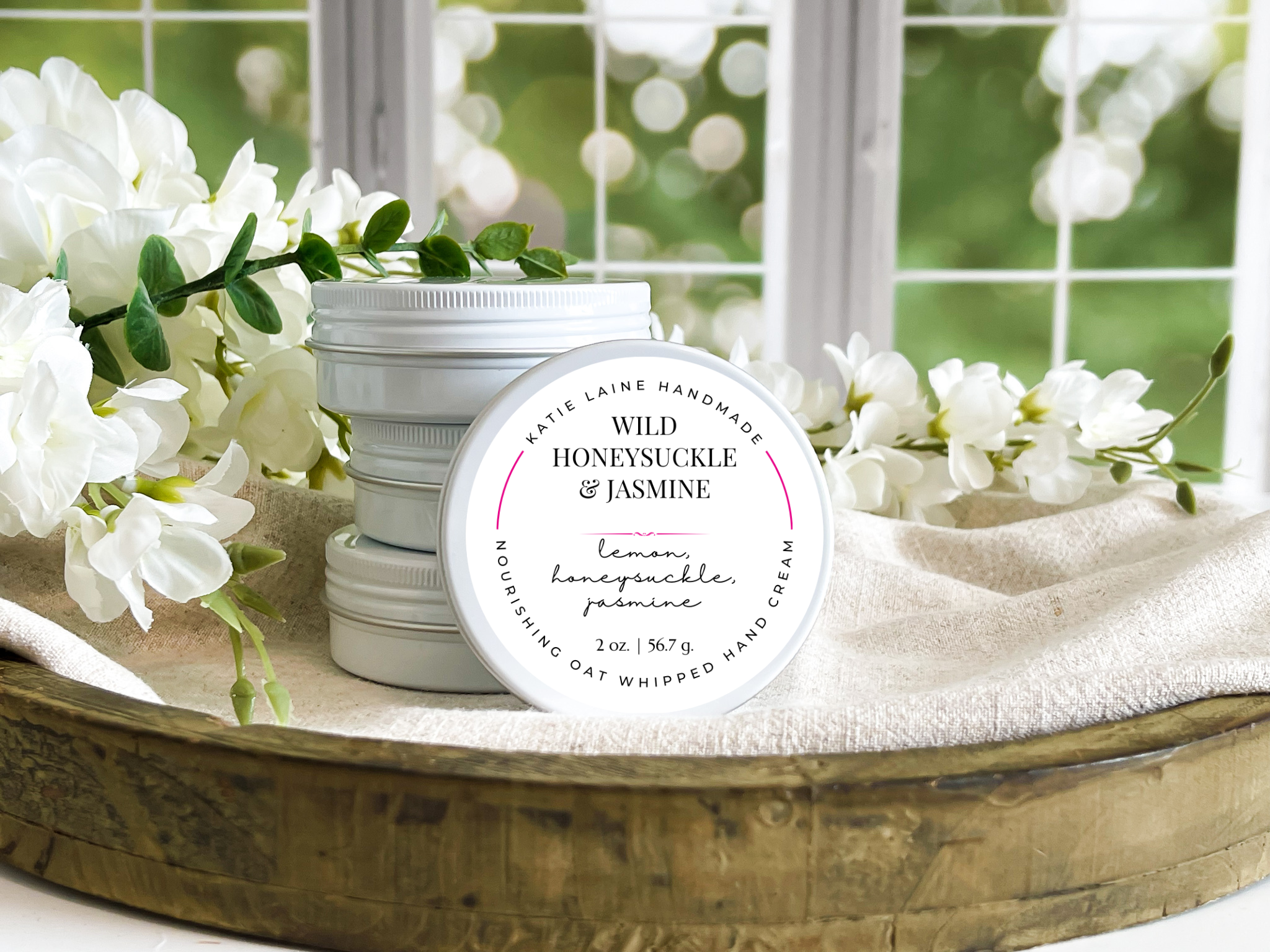 Wild Honeysuckle & Jasmine Whipped Oat Hand Cream