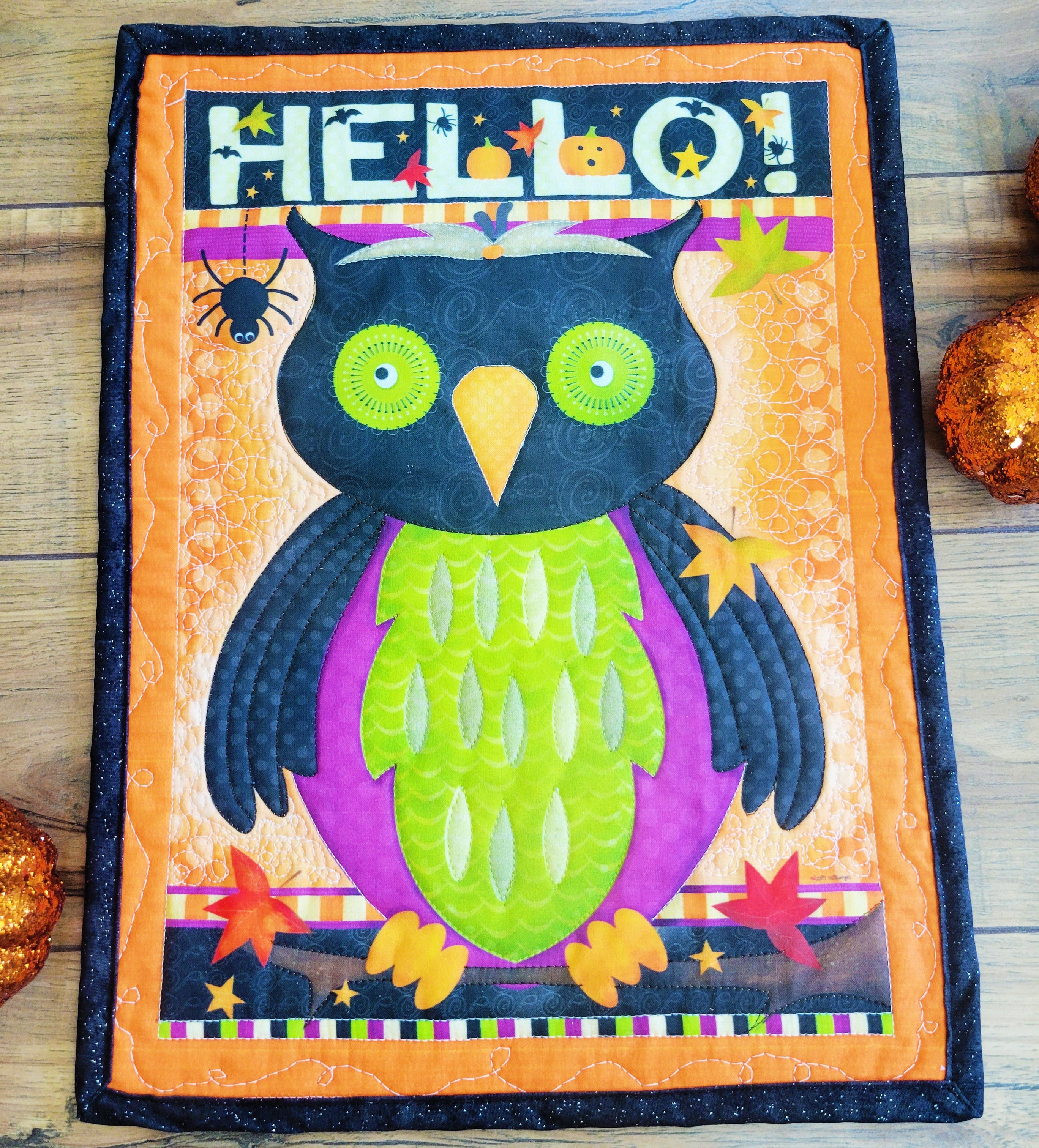 Owl Hello Mini Quilt Kit
