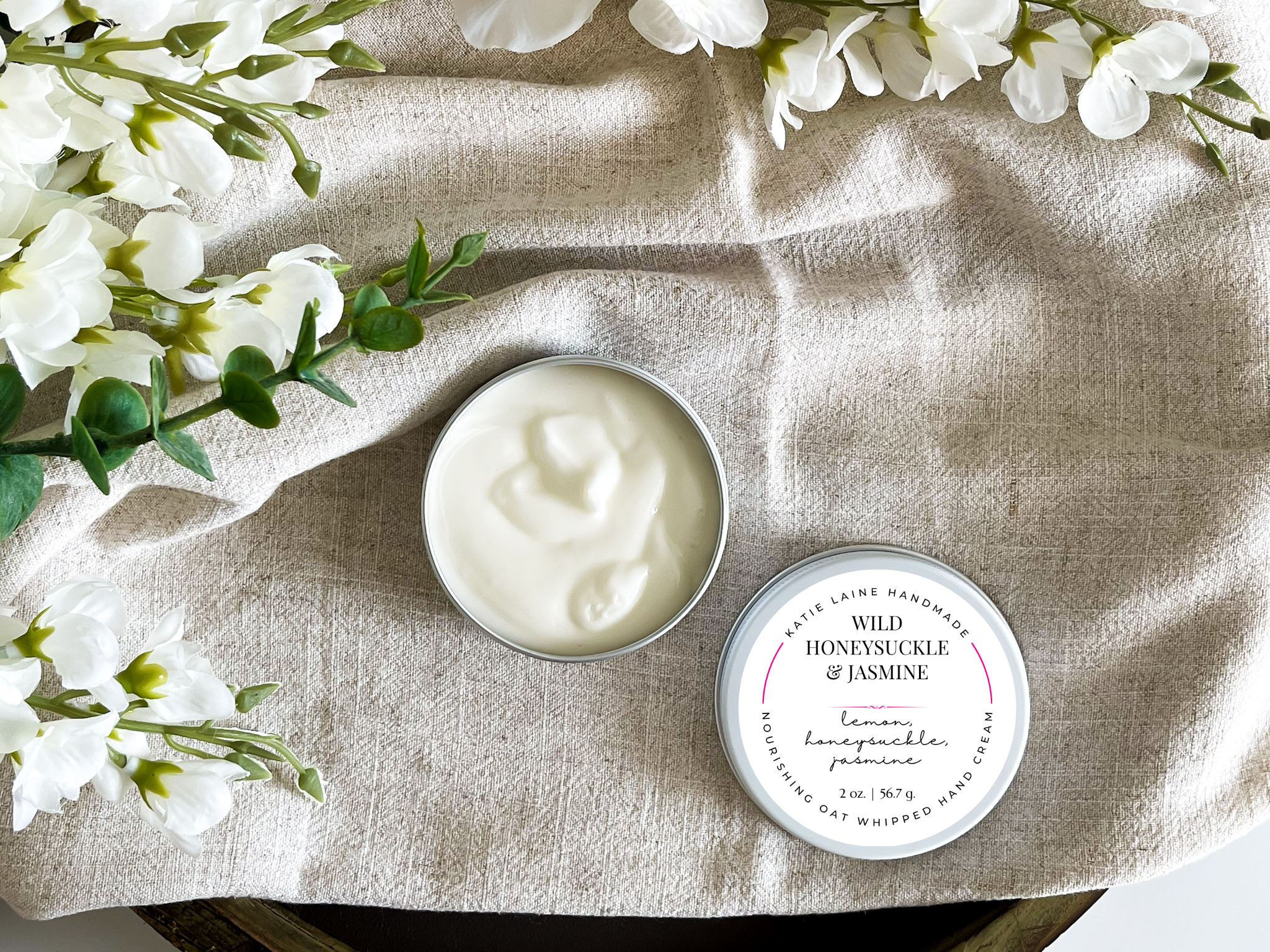 Wild Honeysuckle & Jasmine Whipped Oat Hand Cream