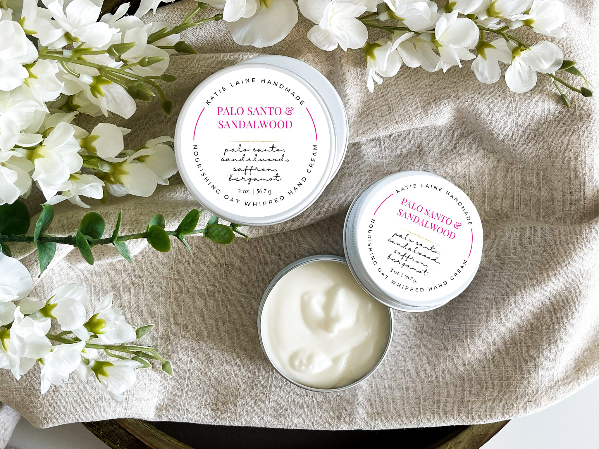 Palo Santo & Sandalwood Whipped Oat Hand Cream