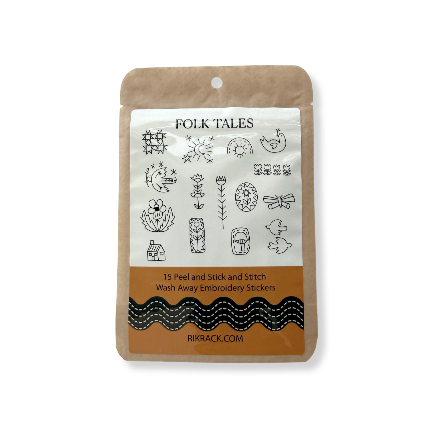 Folk Tales Stick and Stitch Embroidery Patterns