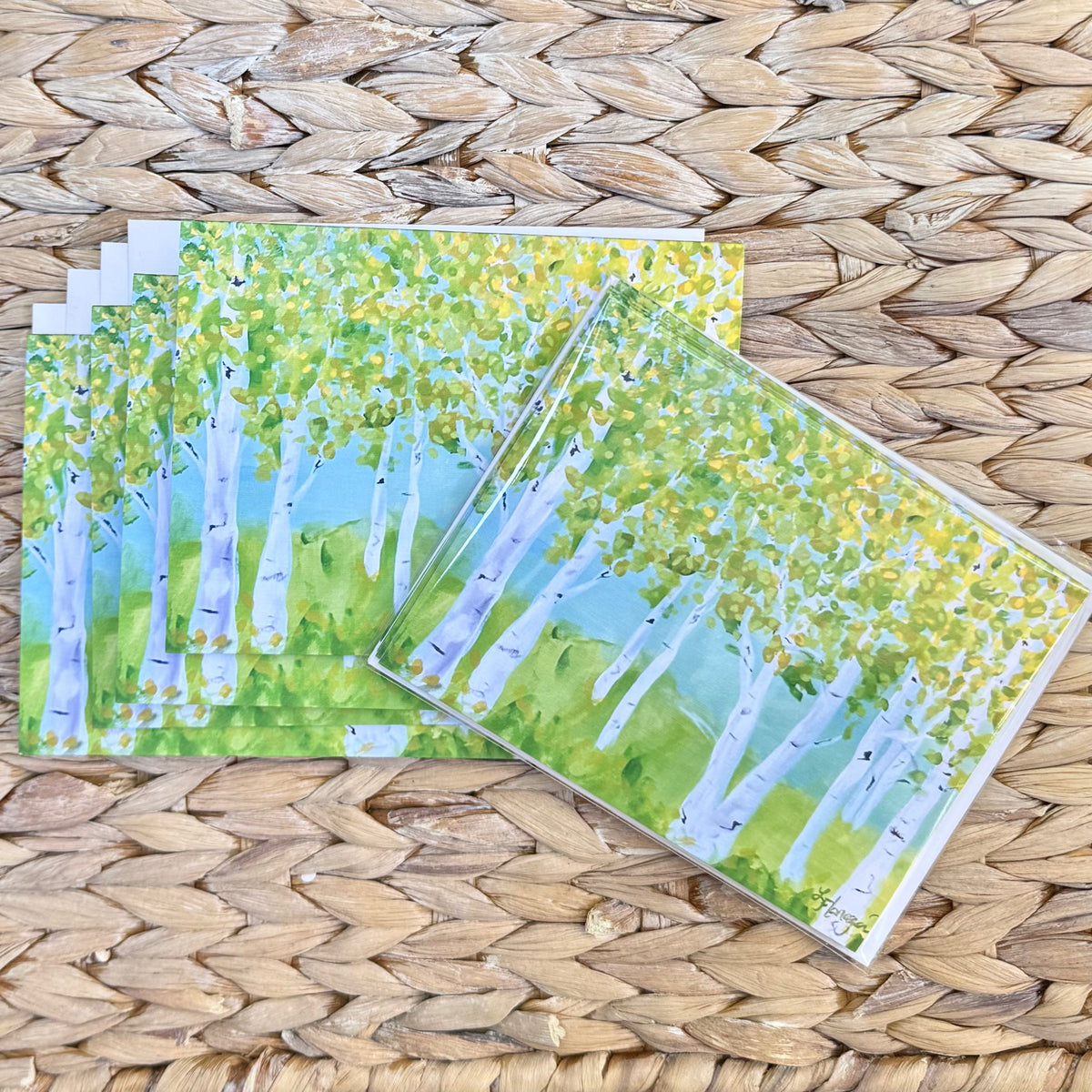 Aspen Trees Note Card Set