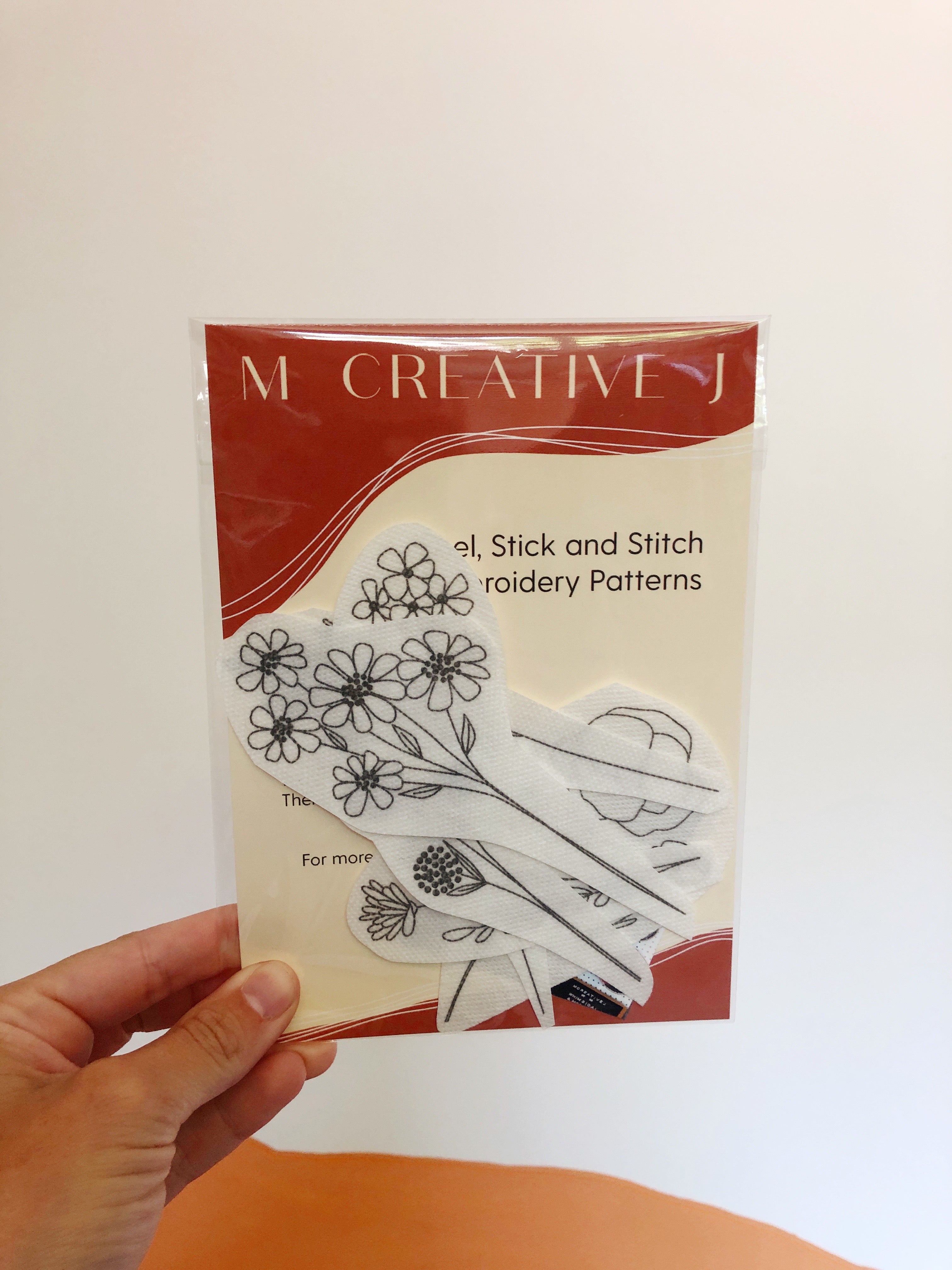 Wildflower Stems Embroidery Patterns - Stick and Stitch Floral Embroidery