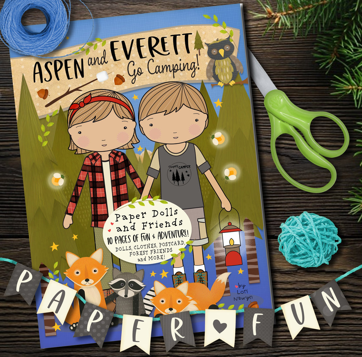 Aspen and Everett Go Camping