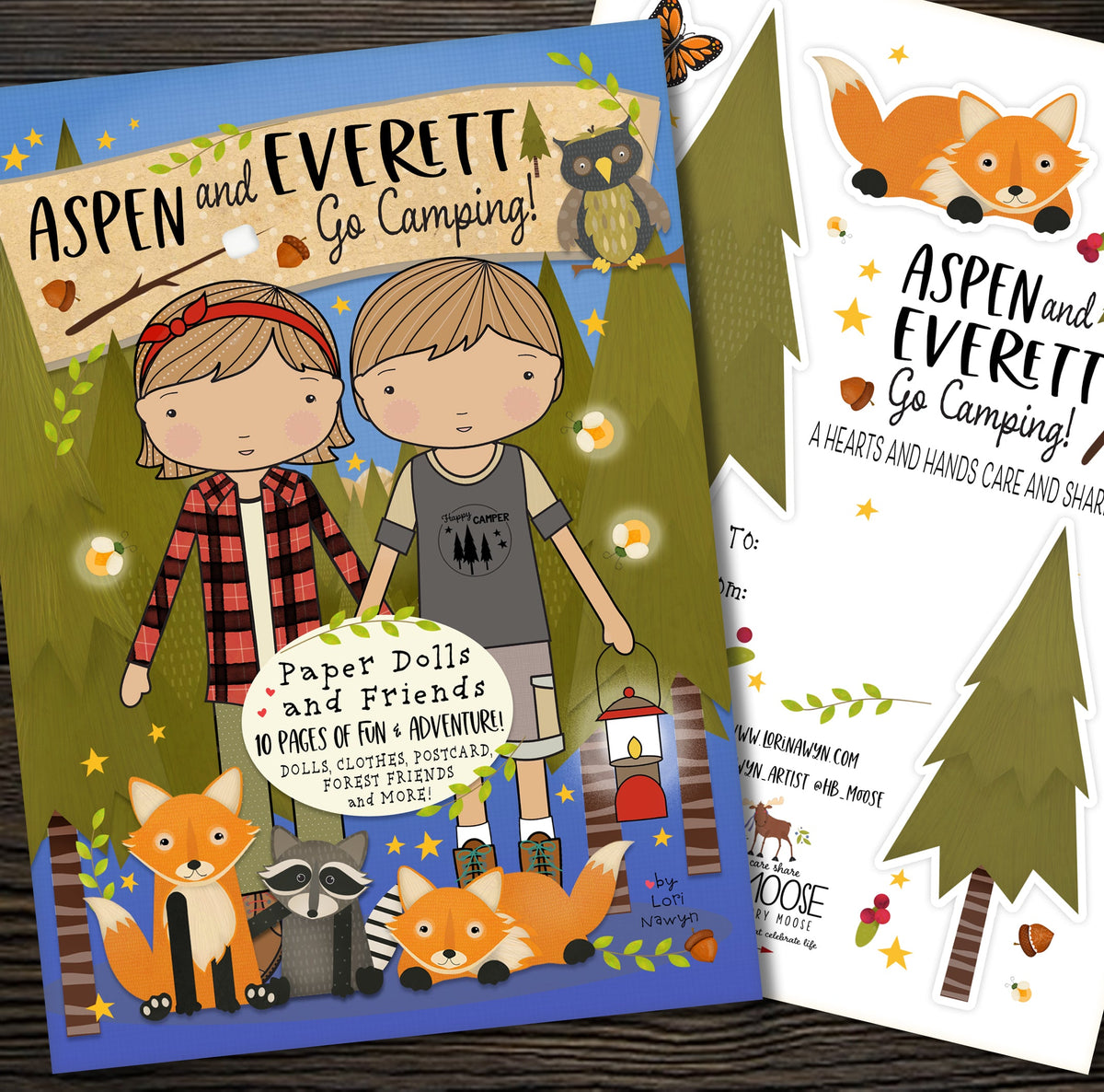 Aspen and Everett Go Camping