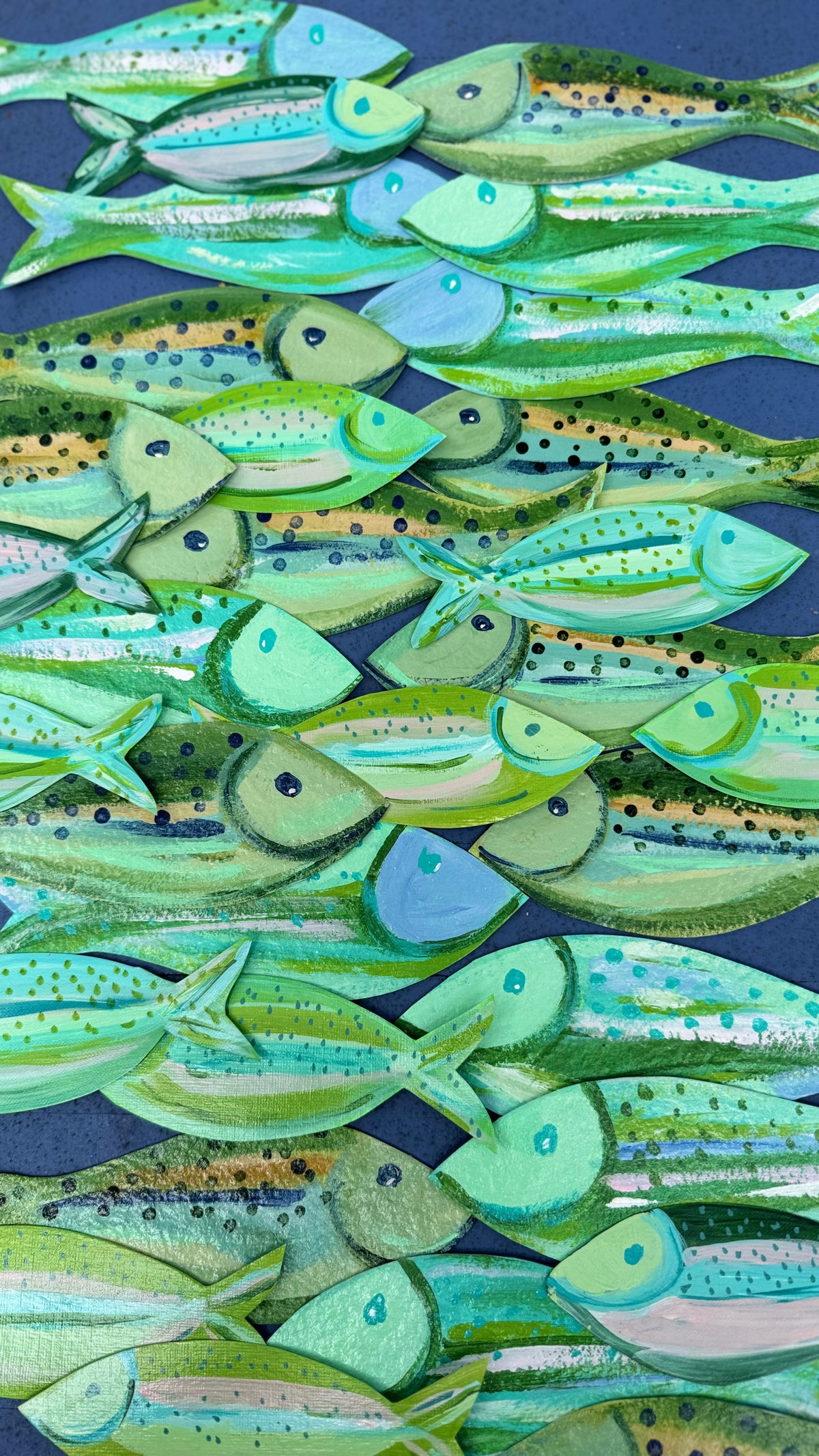 Hand Painted Fish Bookmark
