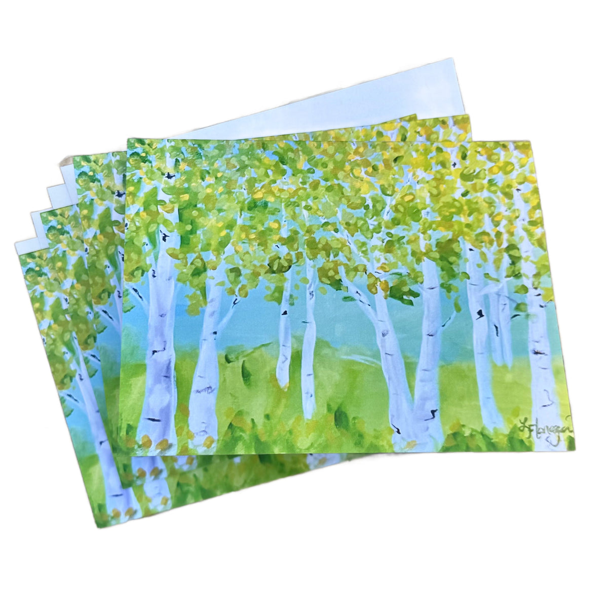 Aspen Trees Note Card Set