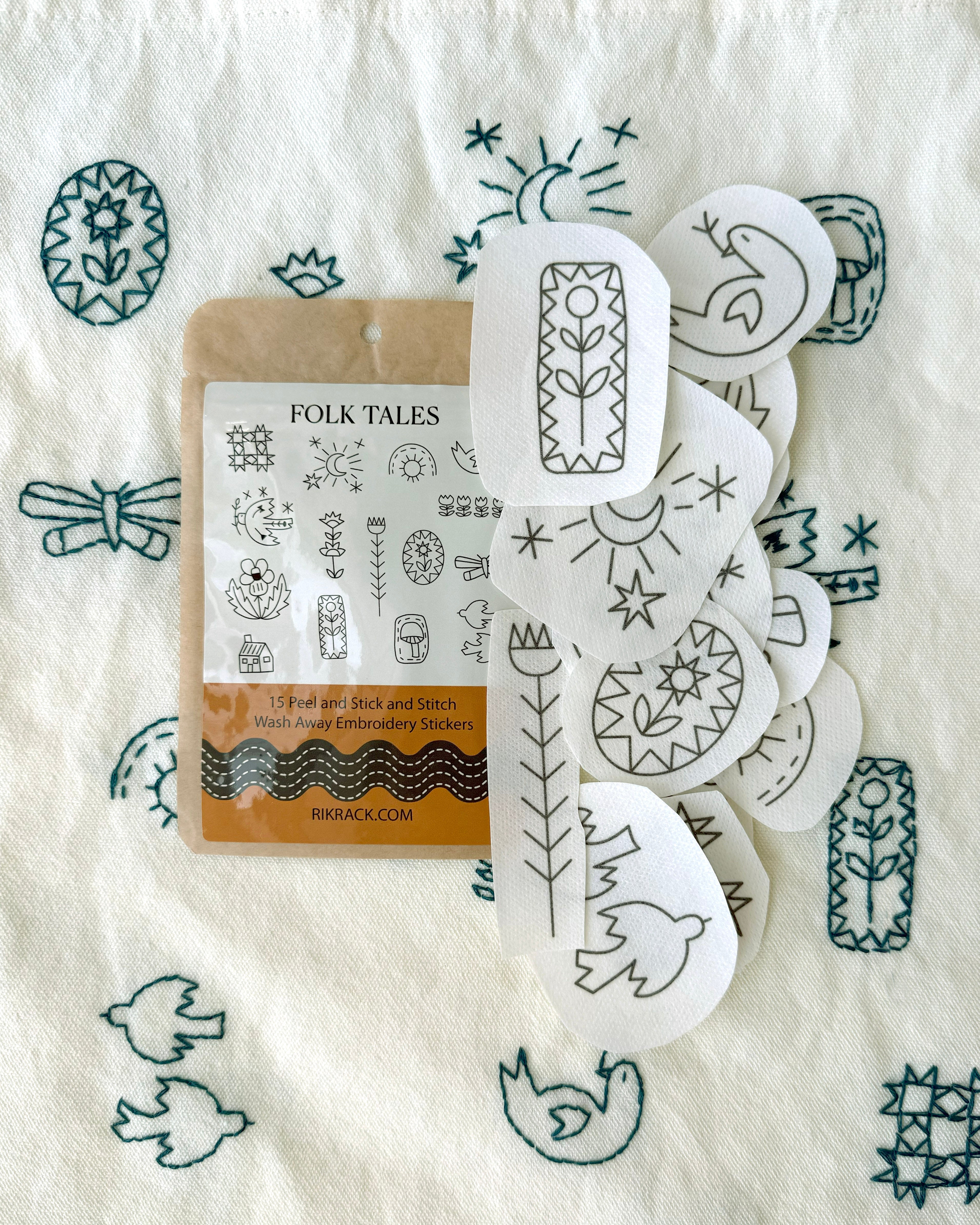 Folk Tales Stick and Stitch Embroidery Patterns