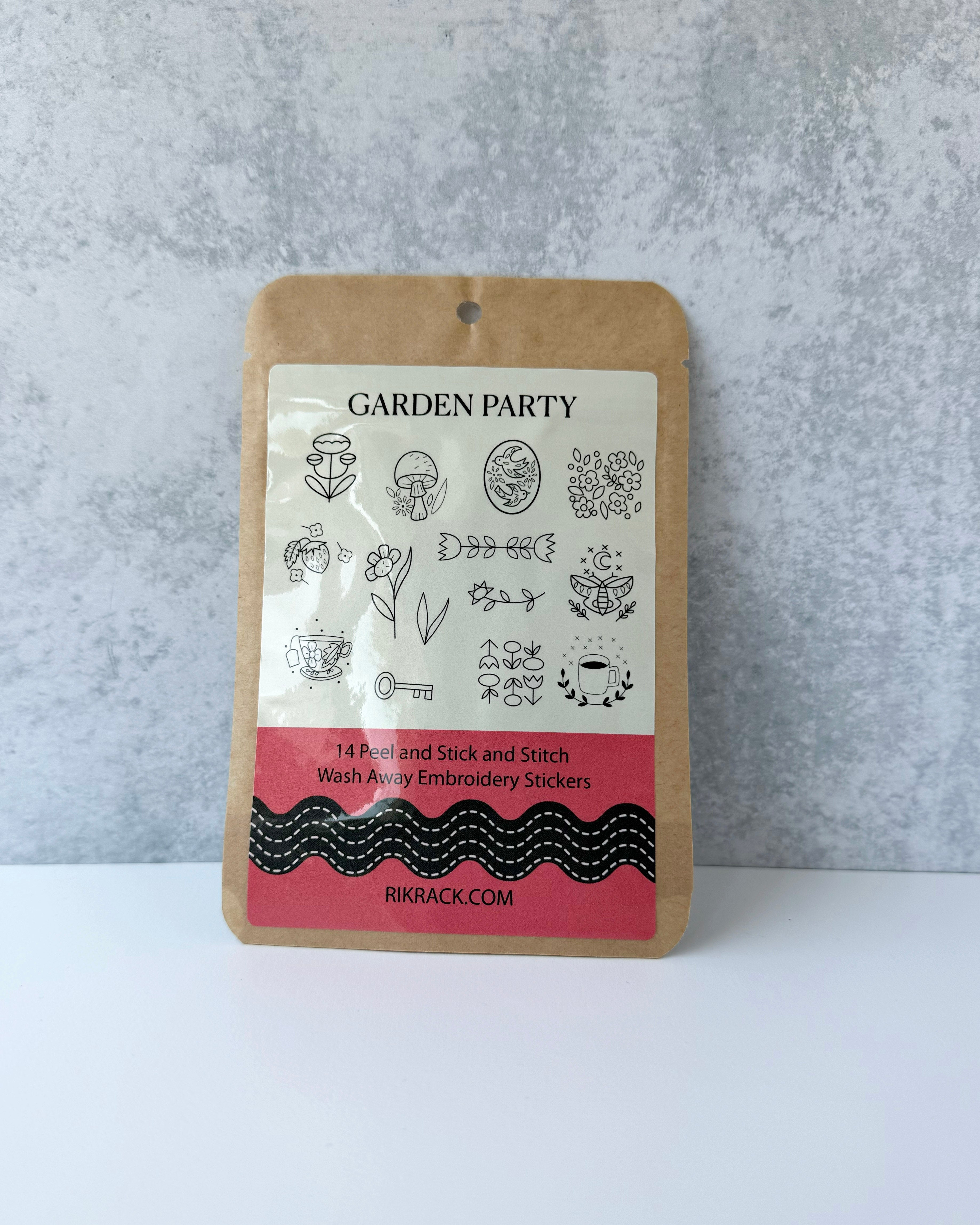 Garden Party Stick and Stitch Patterns