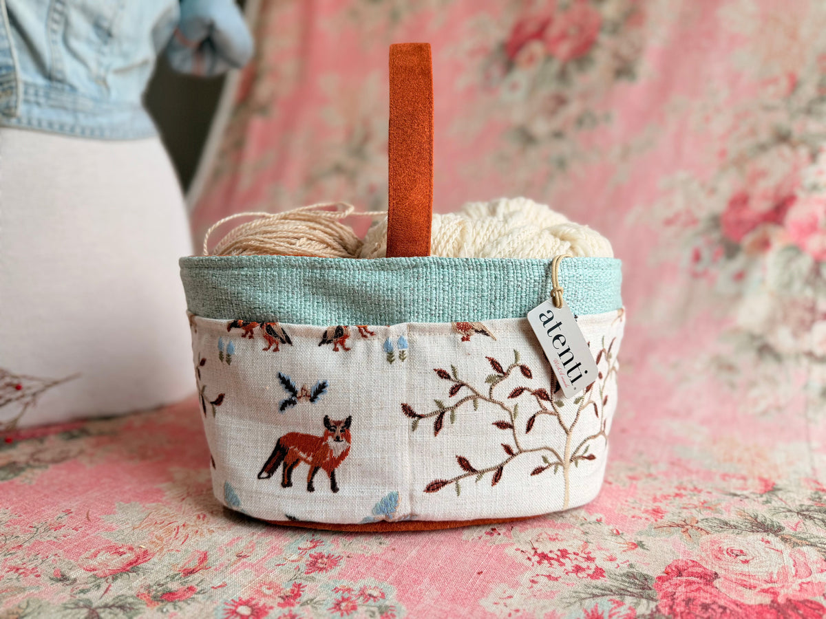 Foxy Caddy Organizer – Handmade Yarn & Notions