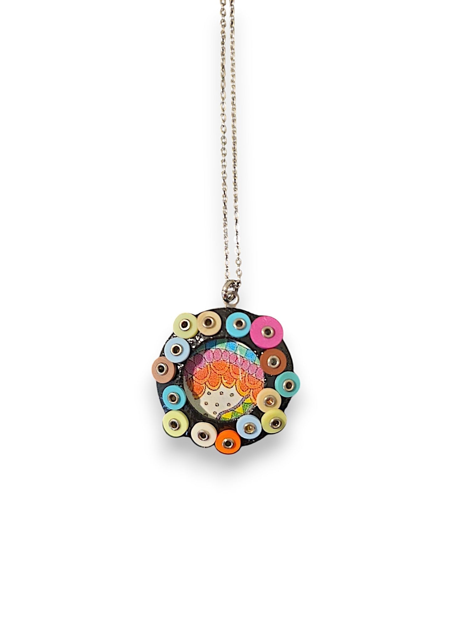 Confetti Circular Necklace