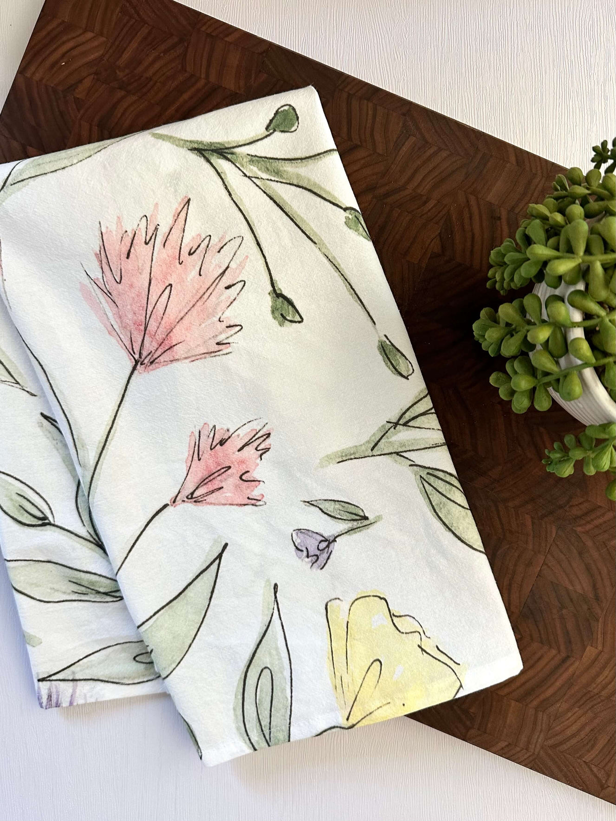 Tea Towel: Fresh Flowers