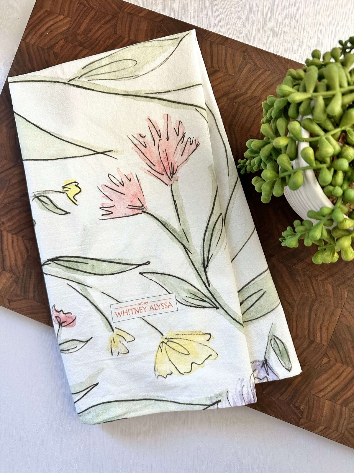 Tea Towel: Fresh Flowers