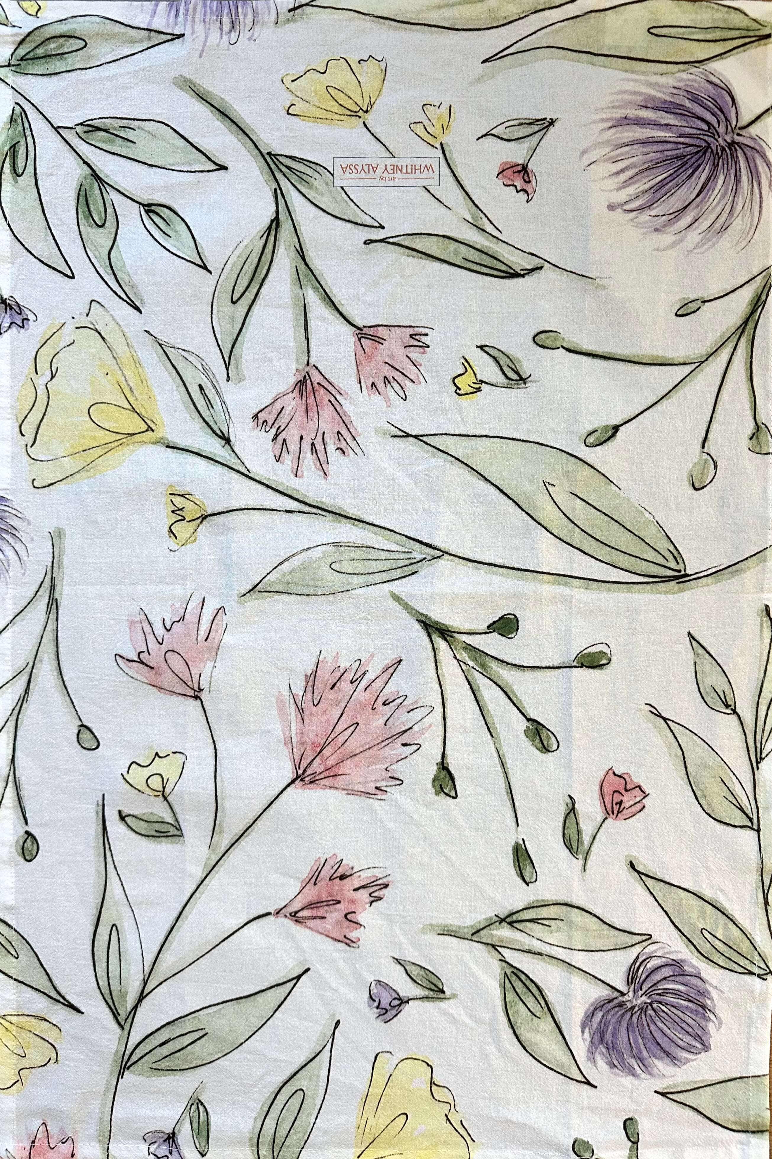 Tea Towel: Fresh Flowers
