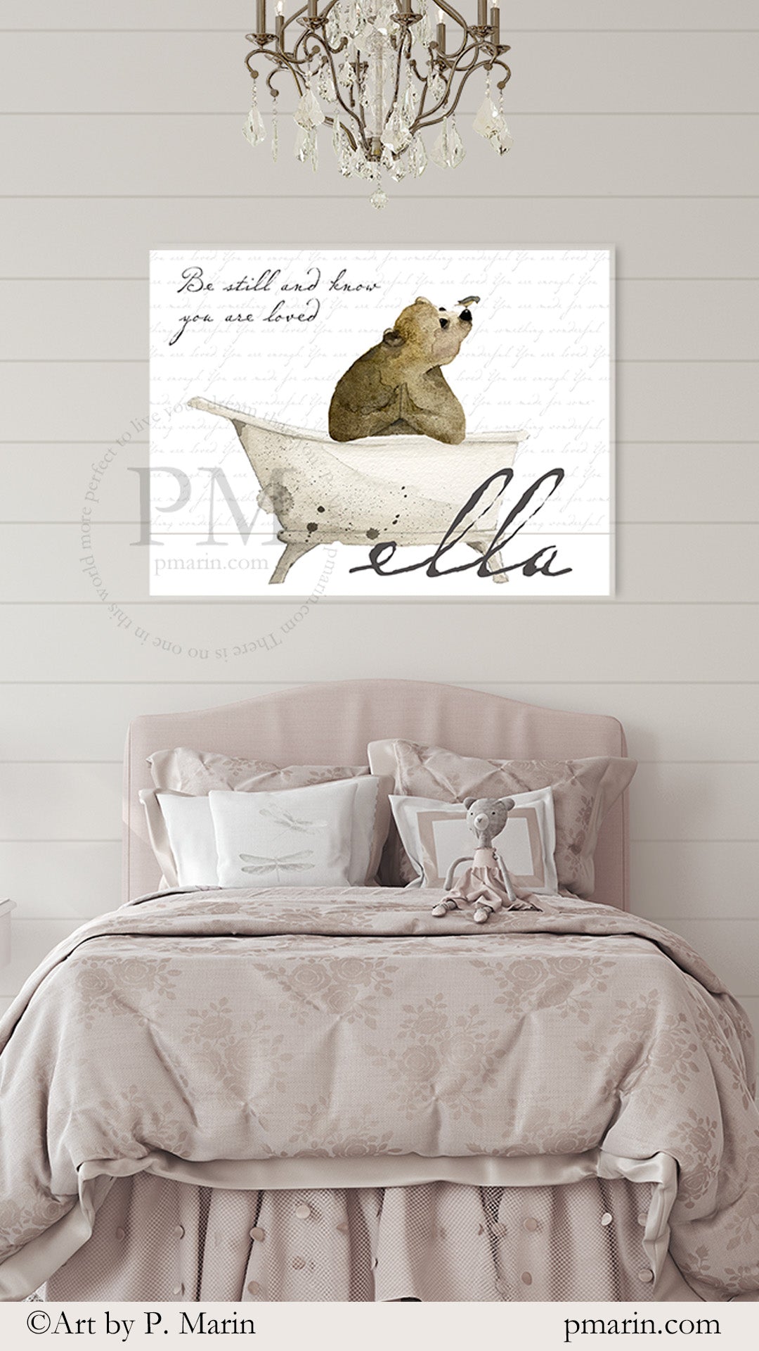 Art Print - Bear in Bathtub